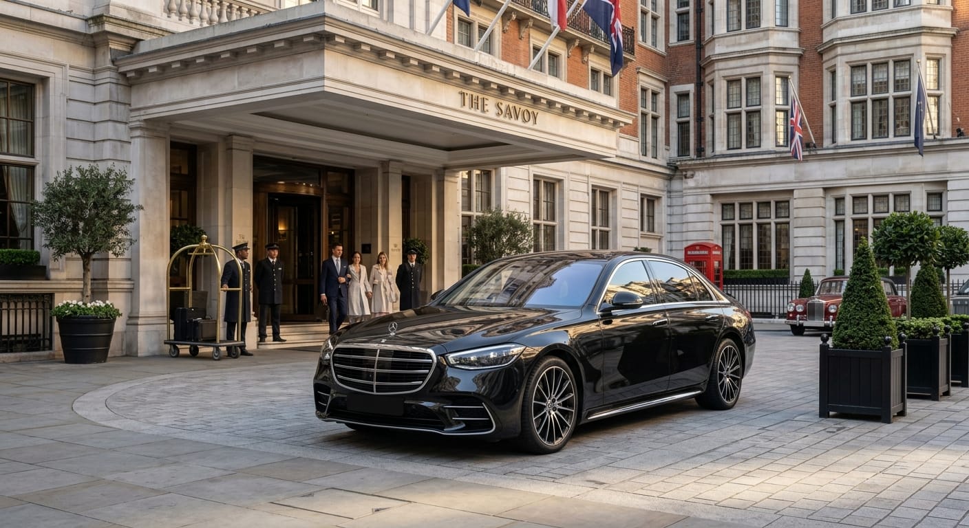 Mercedes S-Class chauffeur hire