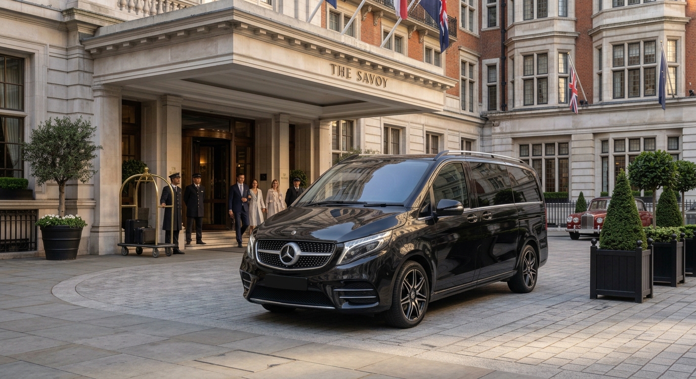 Mercedes V-Class chauffeur hire